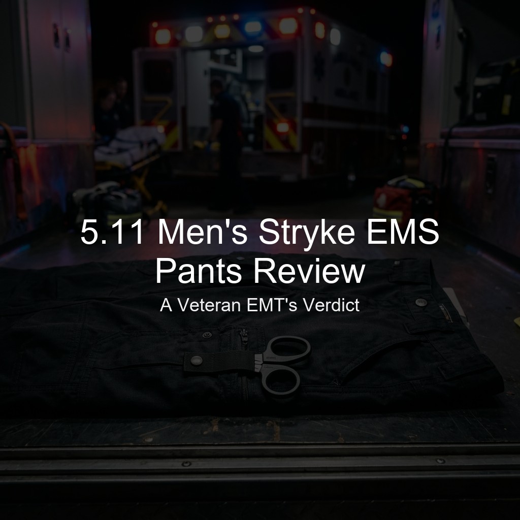 5.11 Men's Stryke EMS Pants Review: A Veteran EMT's Verdict