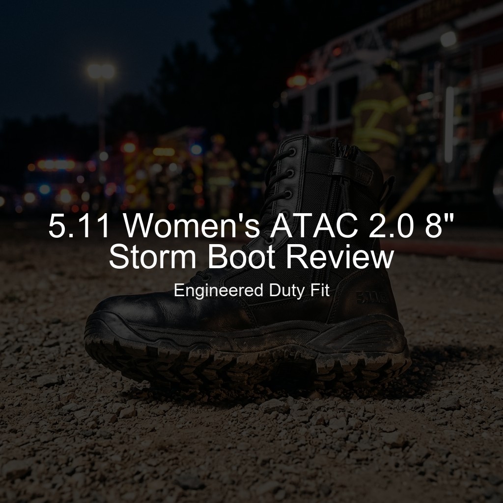 5.11 Women's ATAC 2.0 8" Storm Boot Review: Engineered Duty Fit