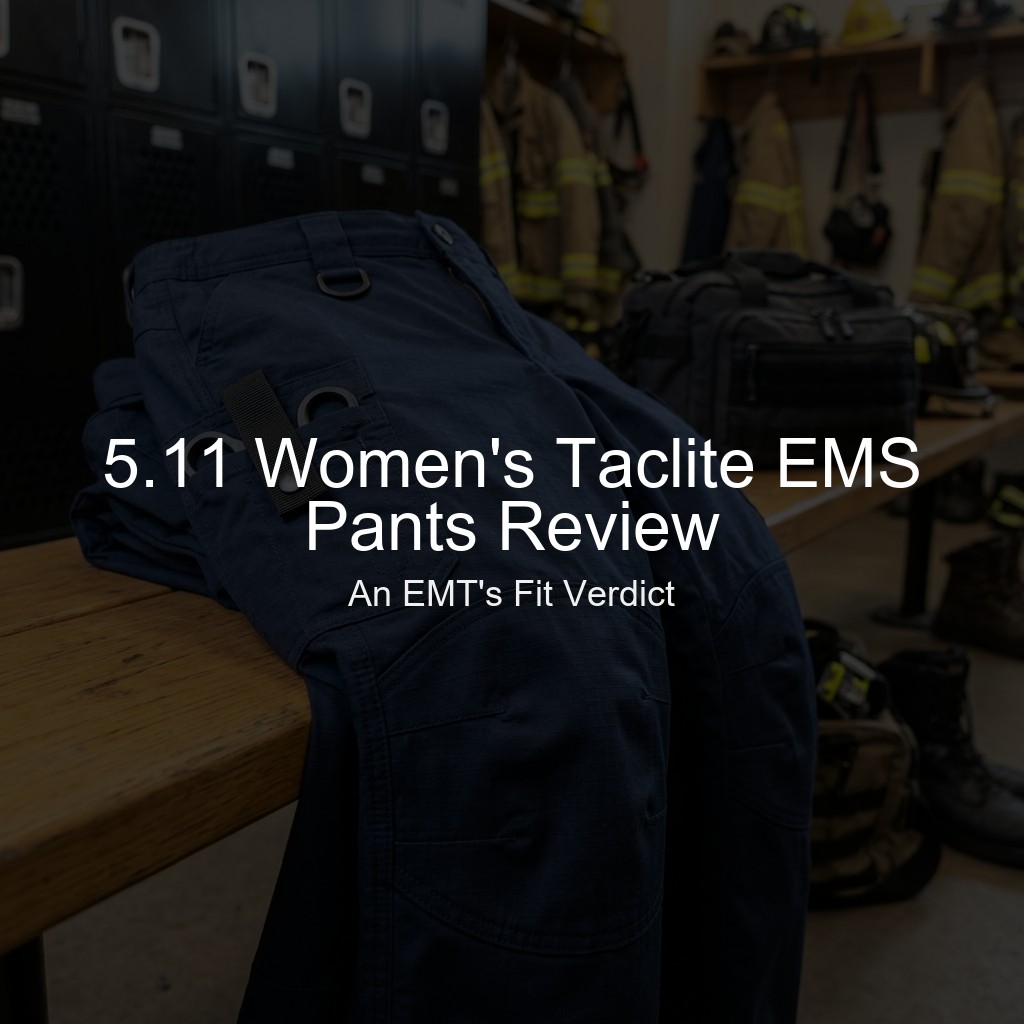 5.11 Women's Taclite EMS Pants Review: An EMT's Fit Verdict