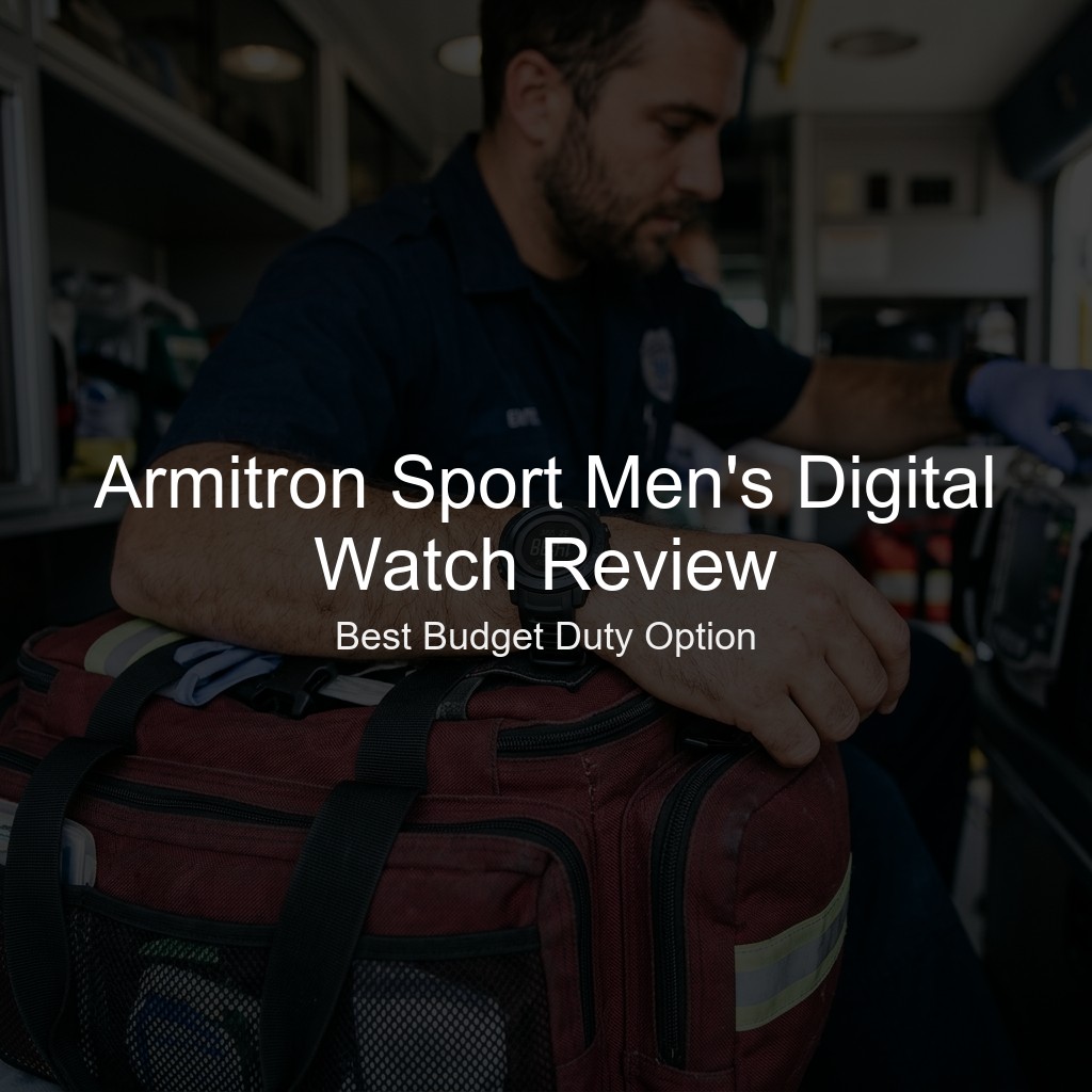 Armitron Sport Men's Digital Watch Review: Best Budget Duty Option