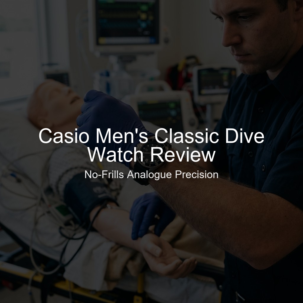 Casio Men's Classic Dive Watch Review: No-Frills Analogue Precision