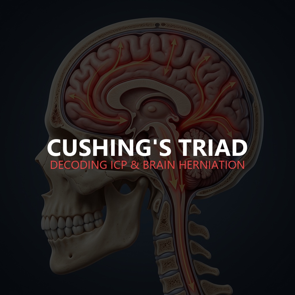 Decoding Cushing's Triad: Visualizing Intracranial Pressure and Brain Herniation
