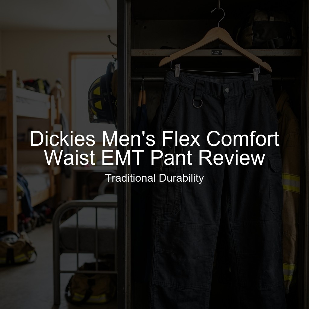 Dickies Men's Flex Comfort Waist EMT Pant Review: Traditional Durability