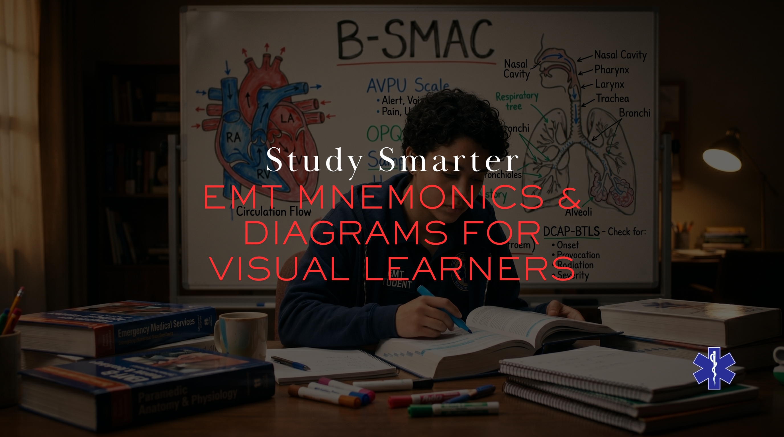 EMT Study Guide for Visual Learners: Diagrams and Mnemonics