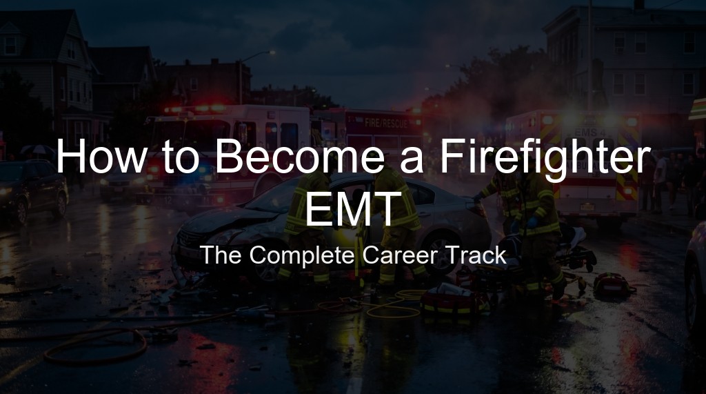 How to Become a Firefighter EMT: The Complete Career Track