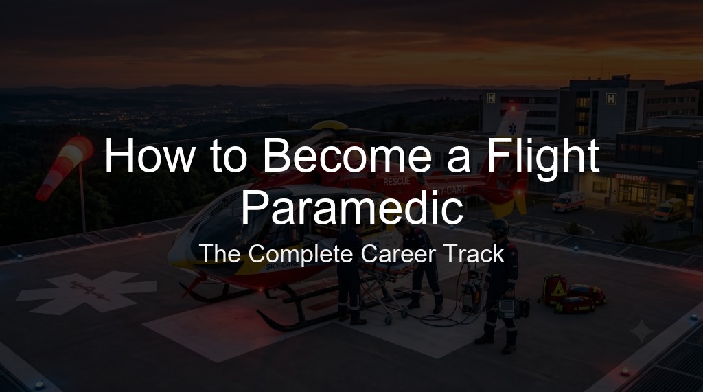 How to Become a Flight Paramedic: The Complete Career Track