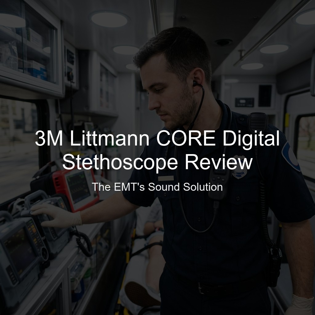 3M Littmann CORE Digital Stethoscope Review: The EMT's Sound Solution