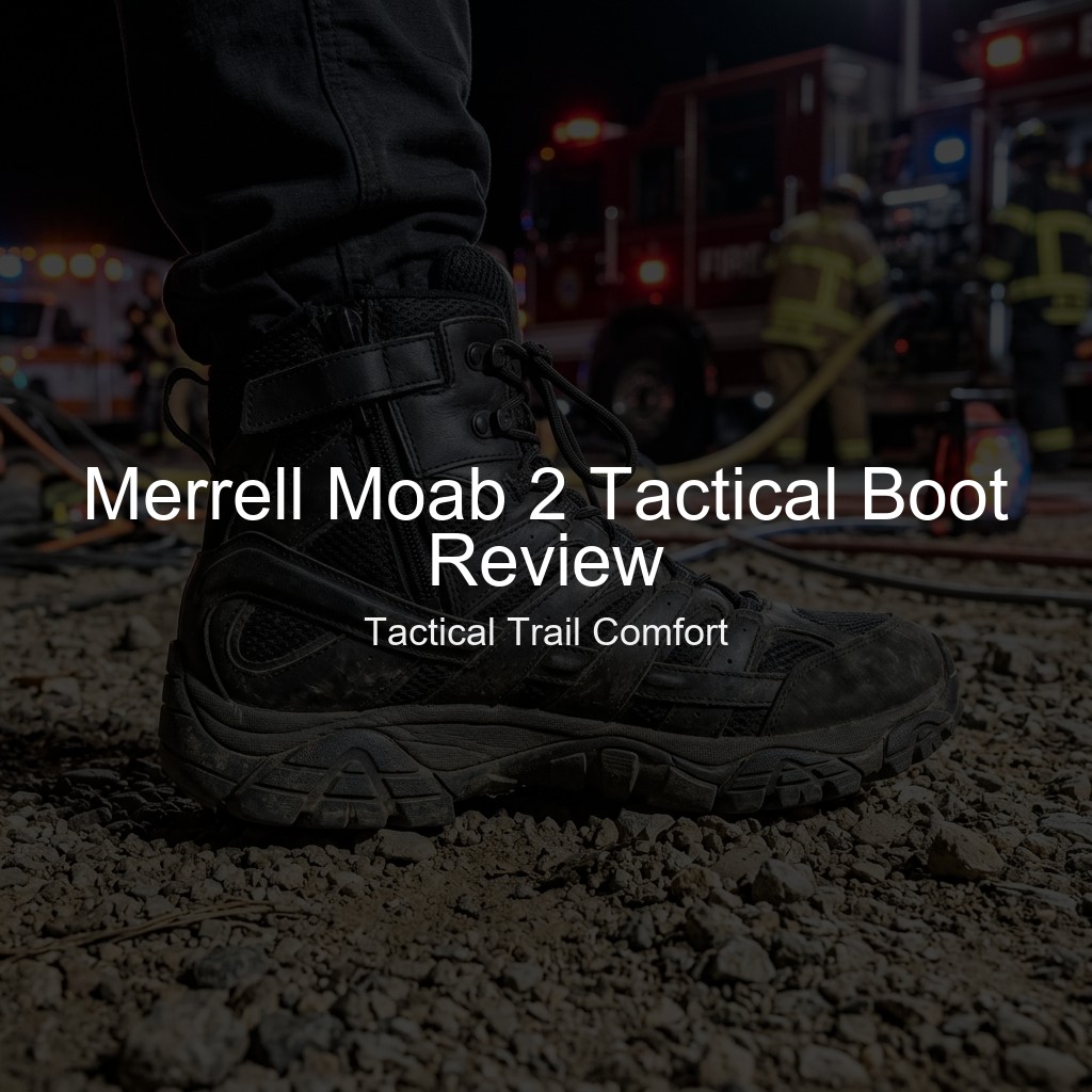 Merrell Moab 2 Tactical Boot Review: Tactical Trail Comfort