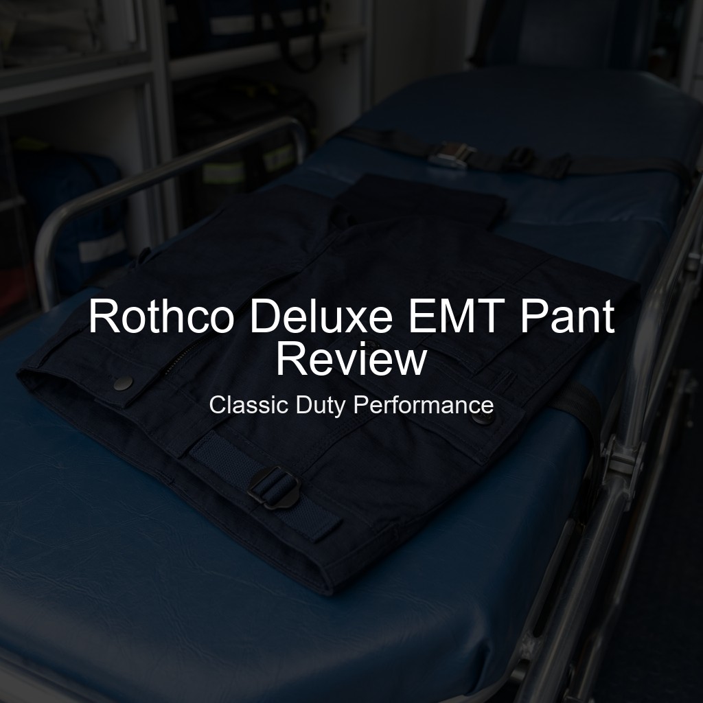 Rothco Deluxe EMT Pant Review: Classic Duty Performance