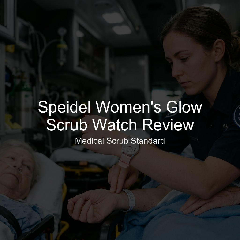 Speidel Women's Glow Scrub Watch Review: Medical Scrub Standard