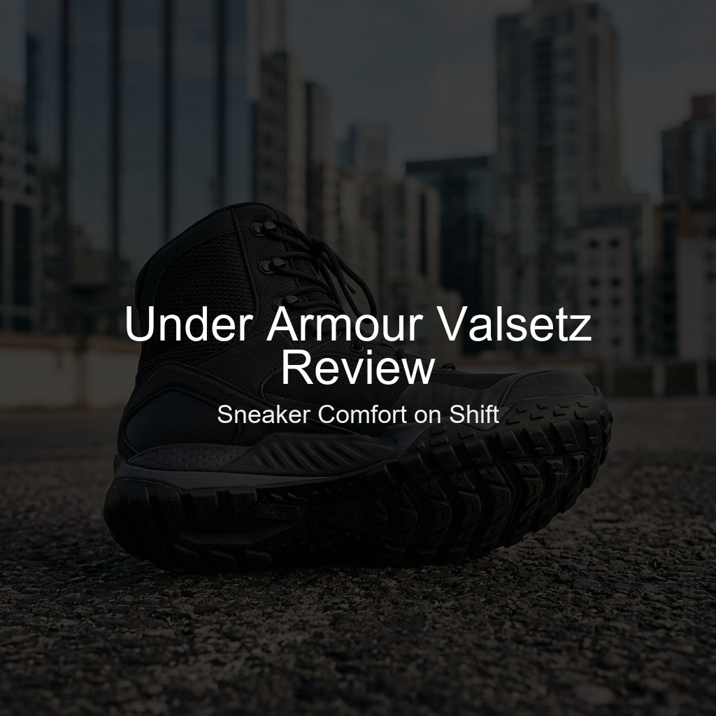 Under Armour Valsetz Review: Sneaker Comfort on Shift